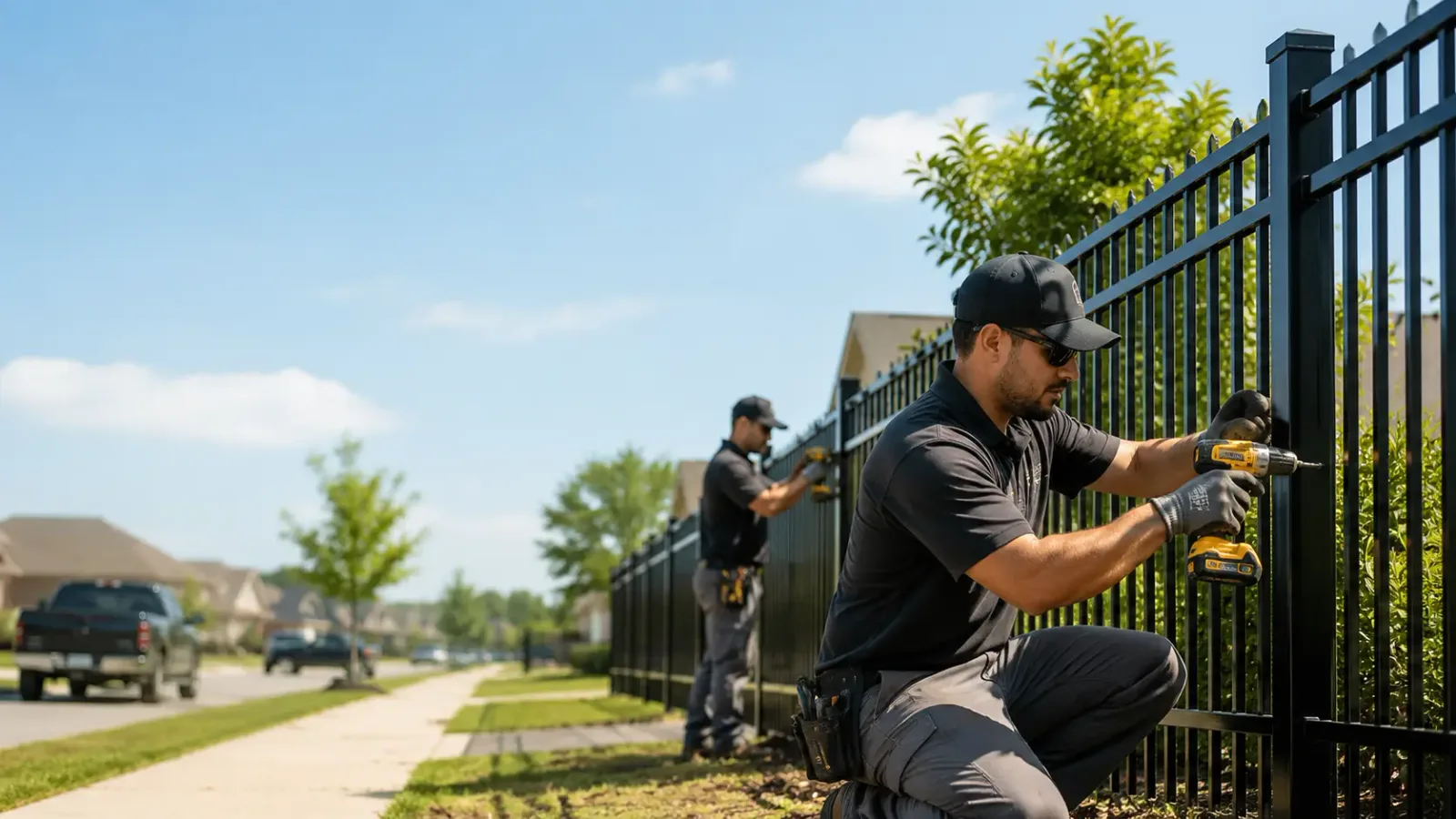 Metal Fence Installation in Cross Timbers, MO